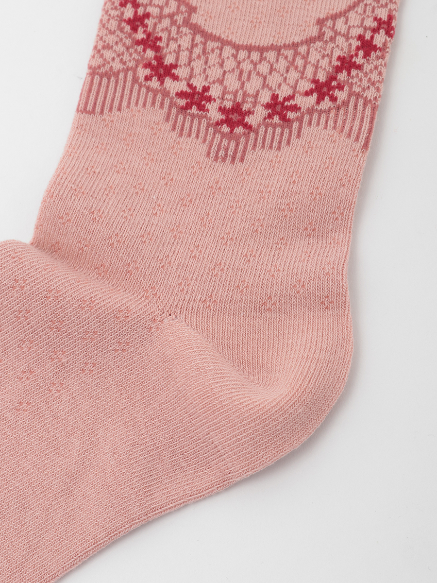 ロココレース柄ソックス 詳細画像 ピンク 5