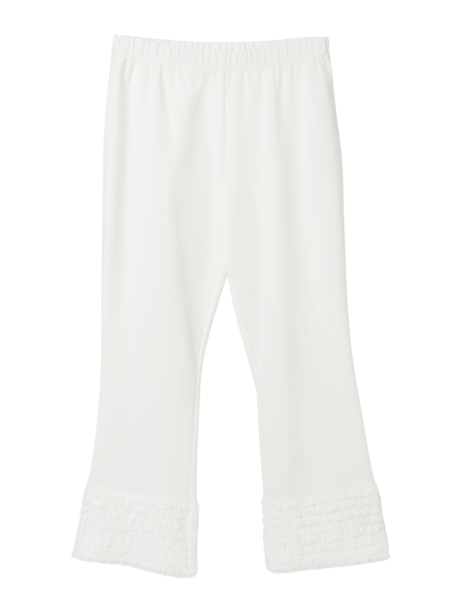 ローンフリル使いレギンス 詳細画像 シロ 1