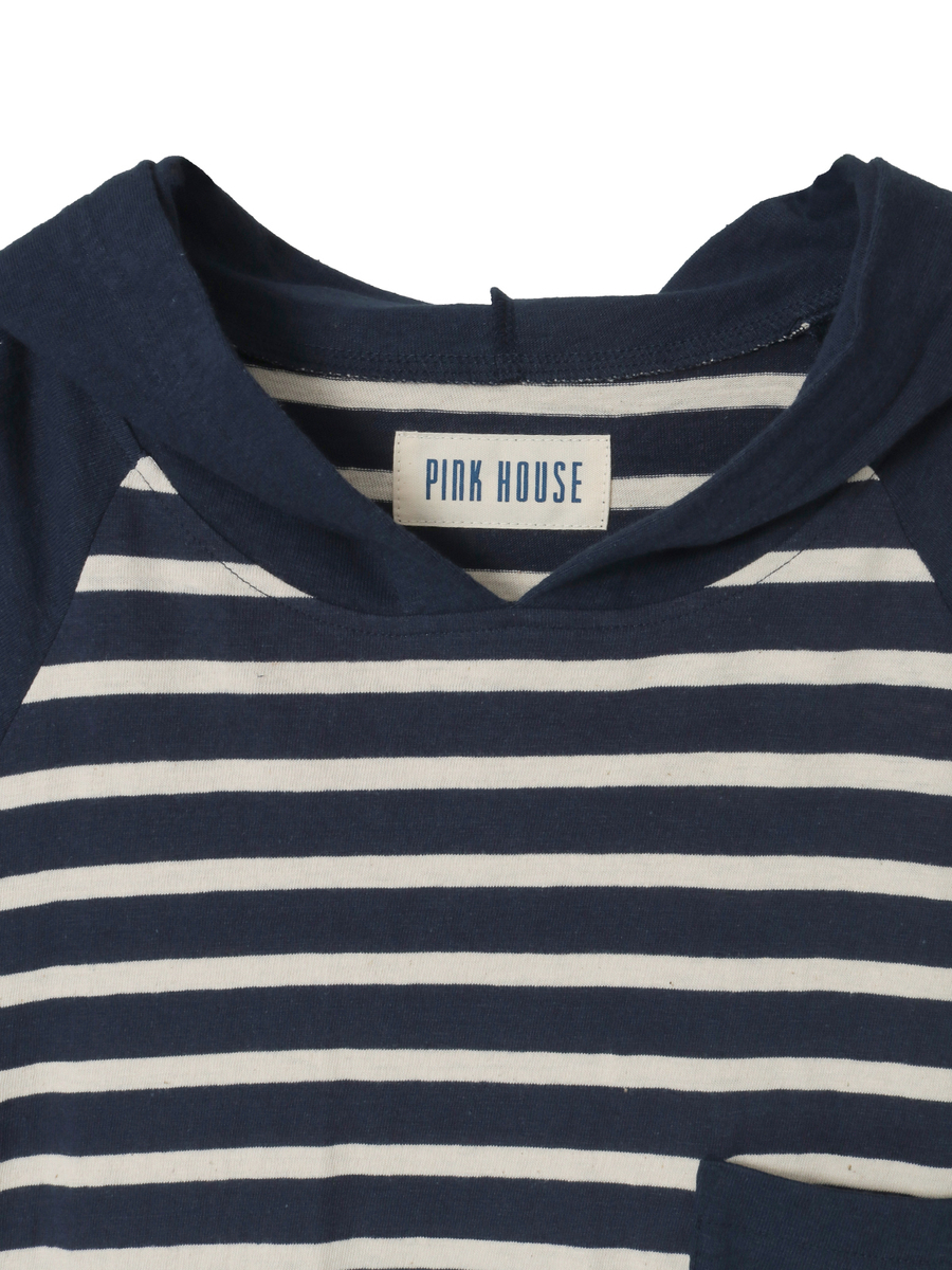 フード付きボーダーワンピース 詳細画像 コン×キナリ 3