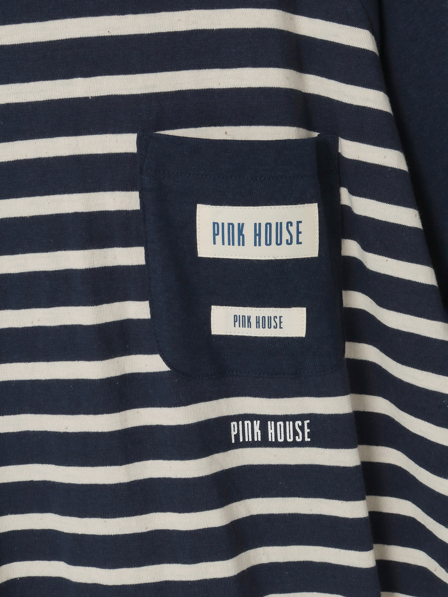 フード付きボーダーワンピース 詳細画像 コン×キナリ 7