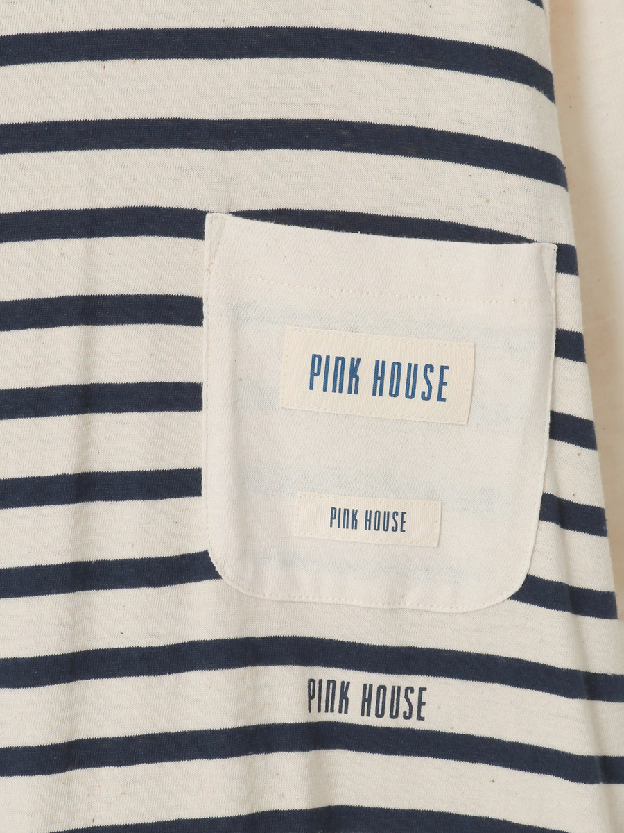 フード付きボーダーワンピース 詳細画像 コン×キナリ 8