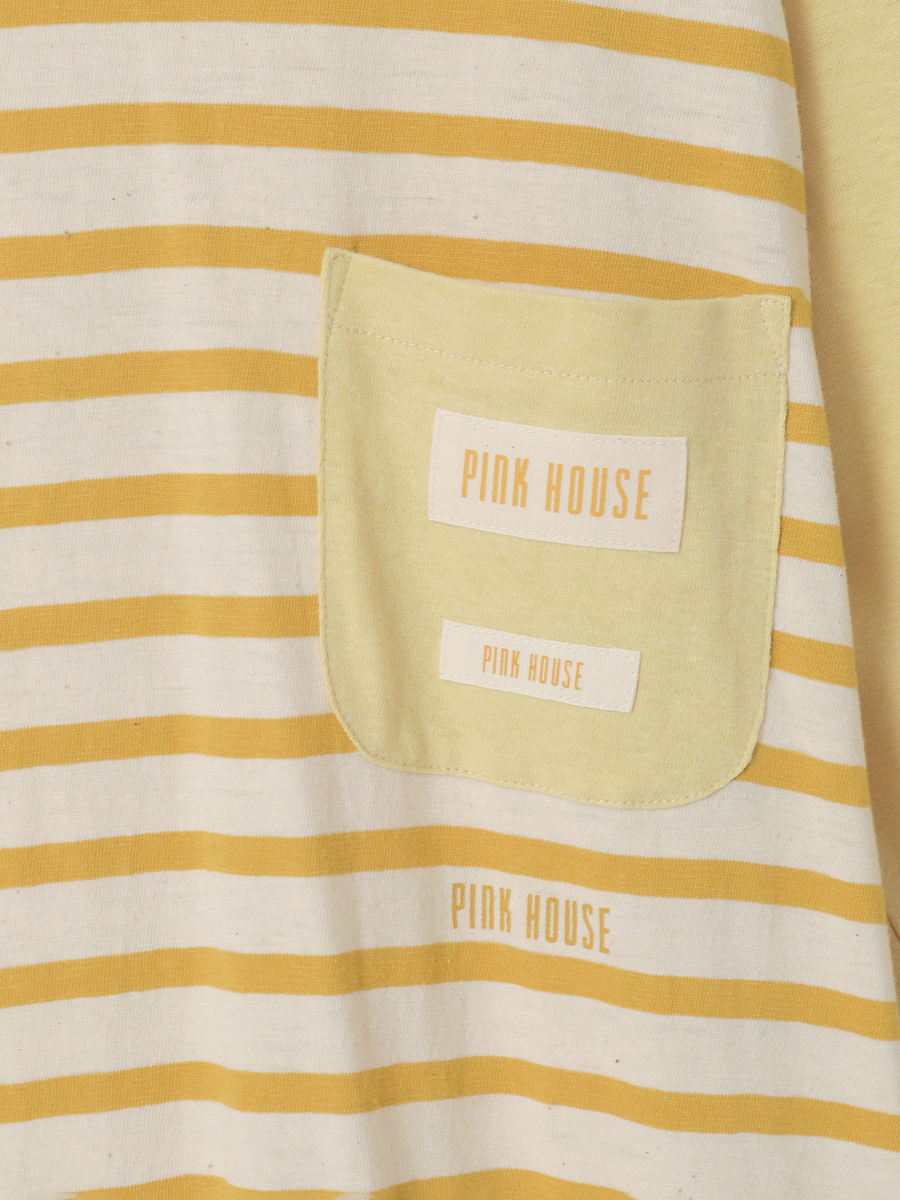 フード付きボーダーワンピース 詳細画像 コン×キナリ 9