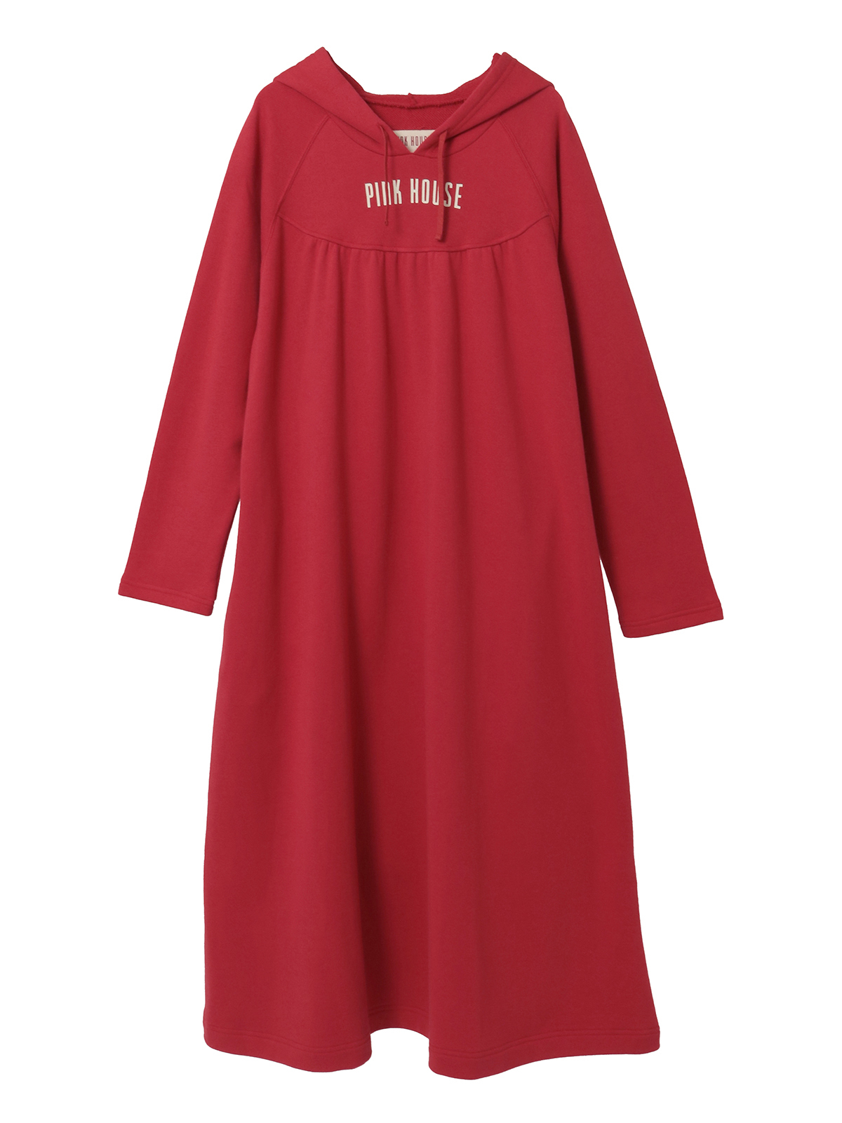 ロゴプリントフード付きスウェットワンピース｜ピンクハウス