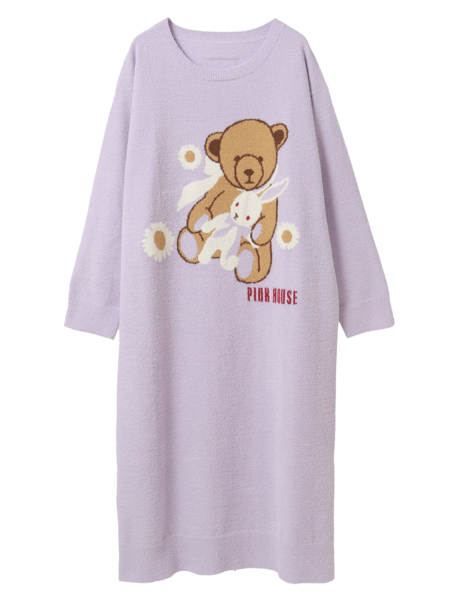 【PINK HOUSE LIFE STYLE】ひな菊ロンド柄ルームウェア 詳細画像 パープル 1
