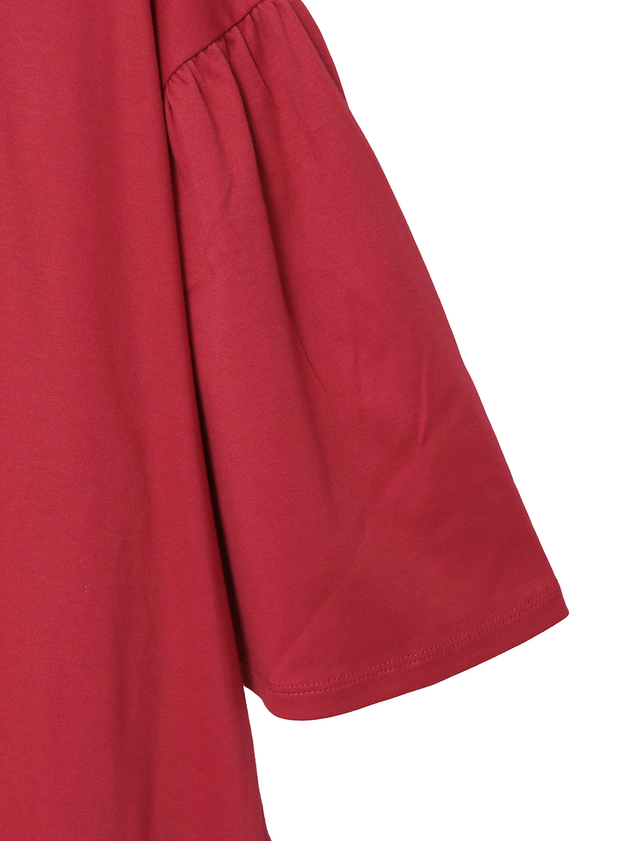 パフュームプリントカットソーチュニック 詳細画像 クロ 4