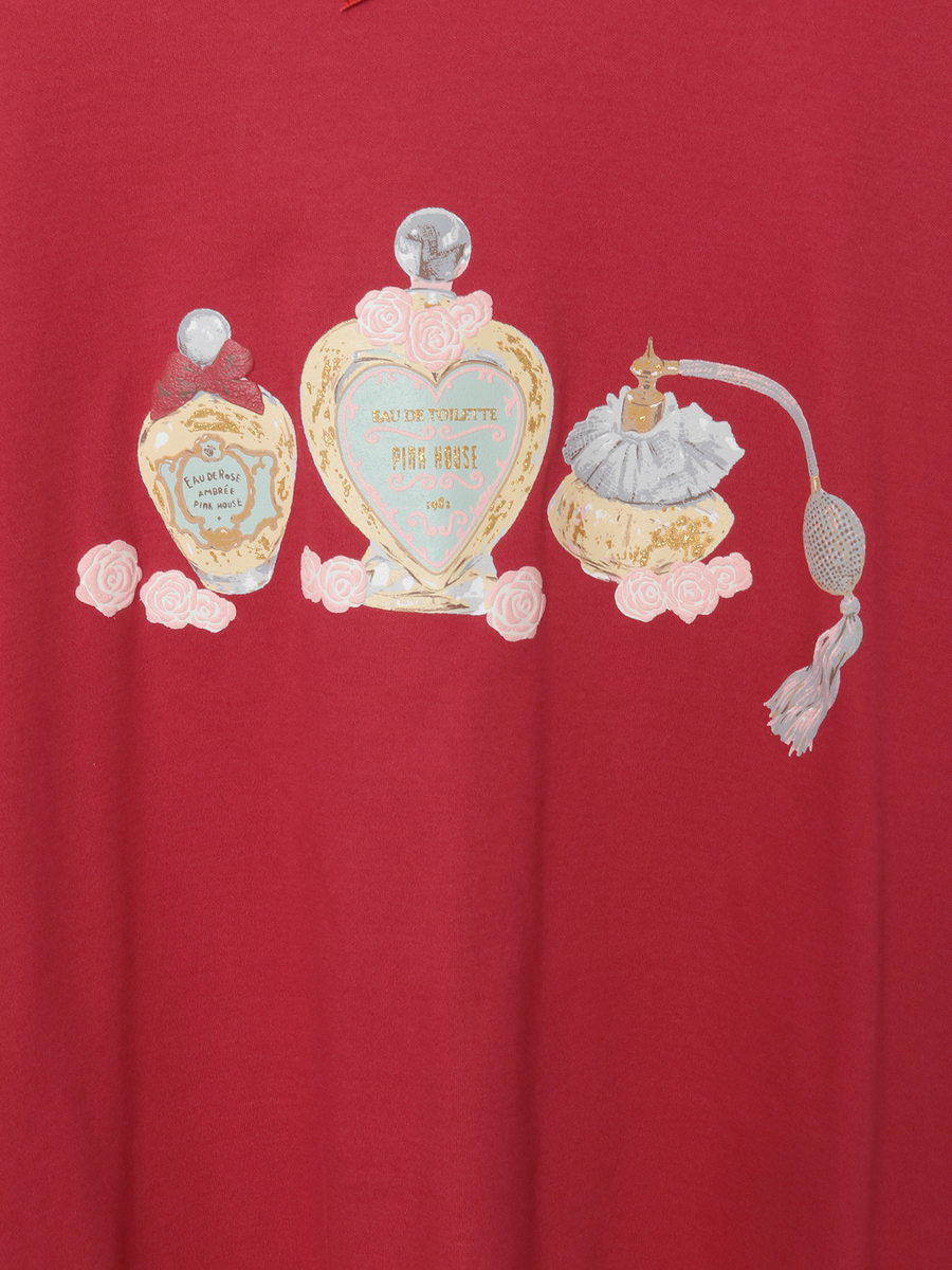 パフュームプリントカットソーチュニック 詳細画像 クロ 6