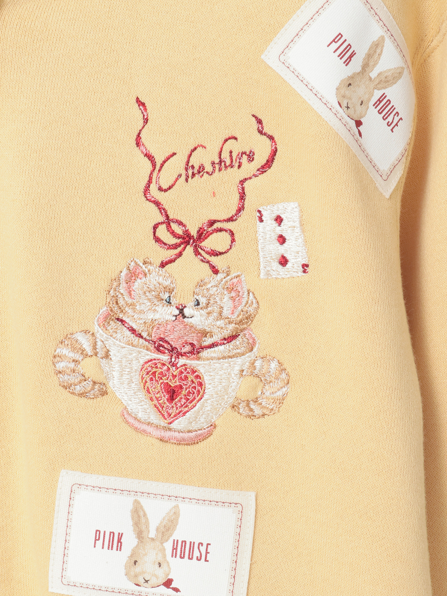 TWINS CHESHIRE刺繍パーカー 詳細画像 イエロー 16