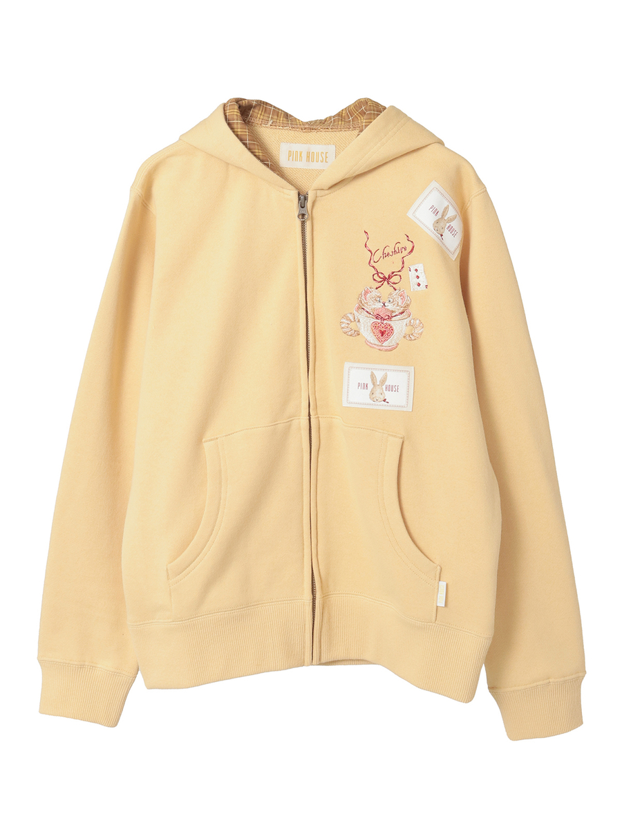 TWINS CHESHIRE刺繍パーカー 詳細画像 イエロー 1