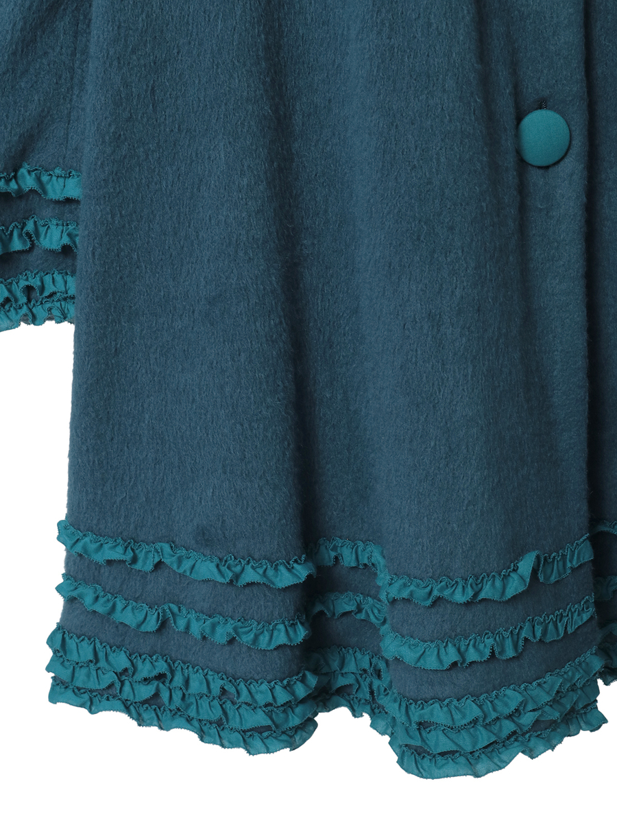 スムースシャギーフード付きカーディガン 詳細画像 アカ 6