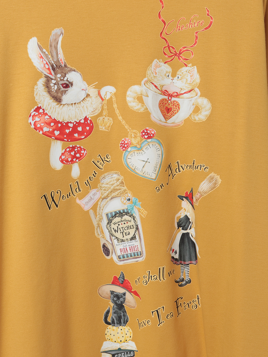 ハロウィーンワンダーランドプリントカットソー 詳細画像 パンプキンB 10