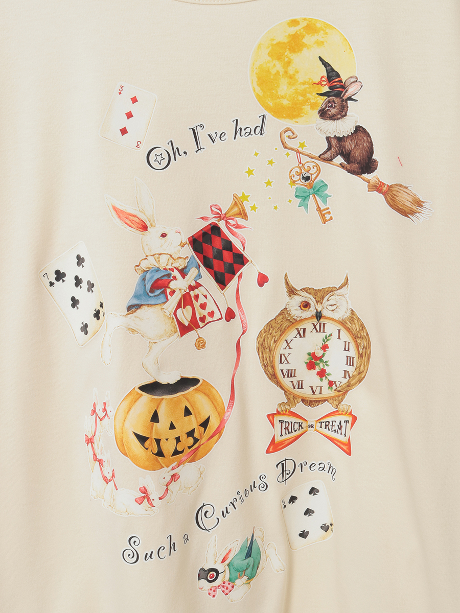 ハロウィーンワンダーランドプリントカットソー 詳細画像 パンプキンB 12