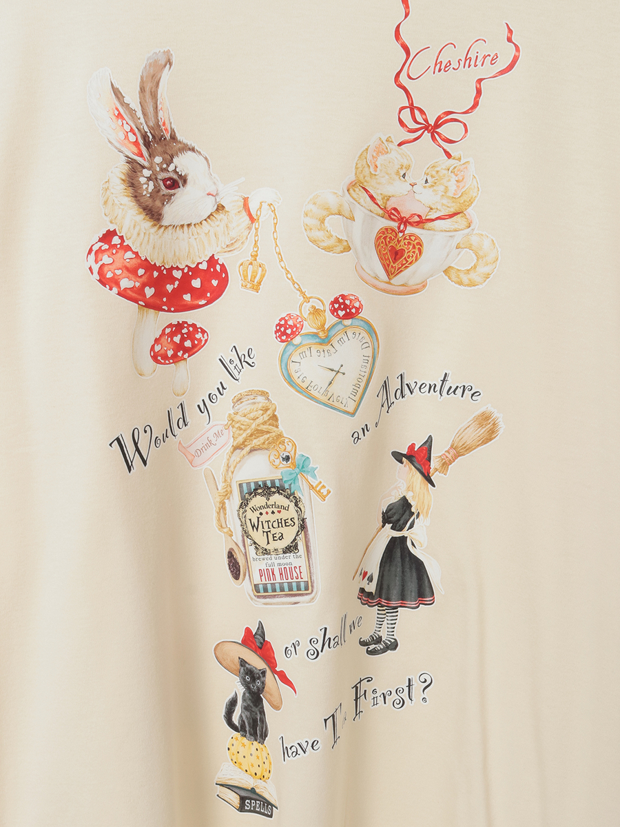 ハロウィーンワンダーランドプリントカットソー 詳細画像 パンプキンB 8