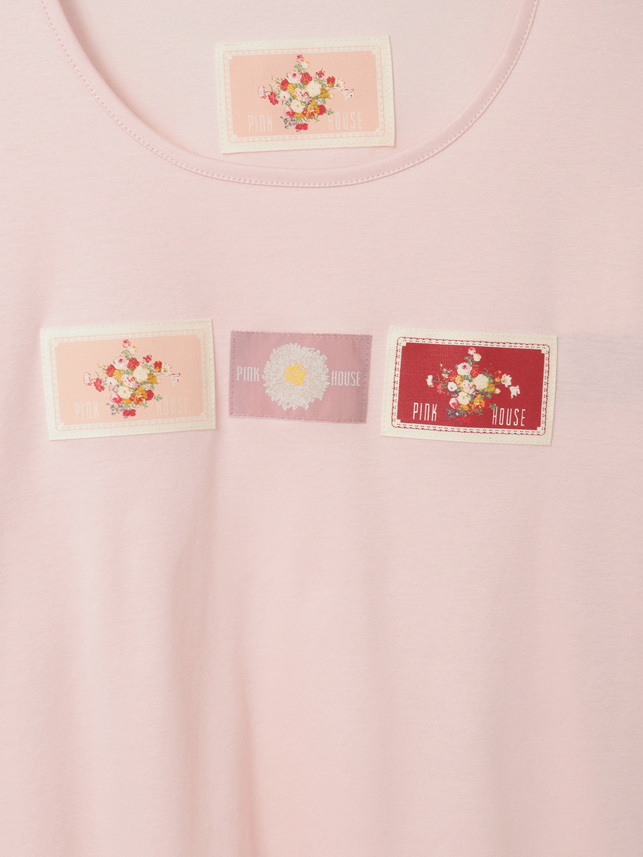 ジョセフィーヌ刺繍バンダナ付きネームワッペンカットソー 詳細画像 ピンク 13