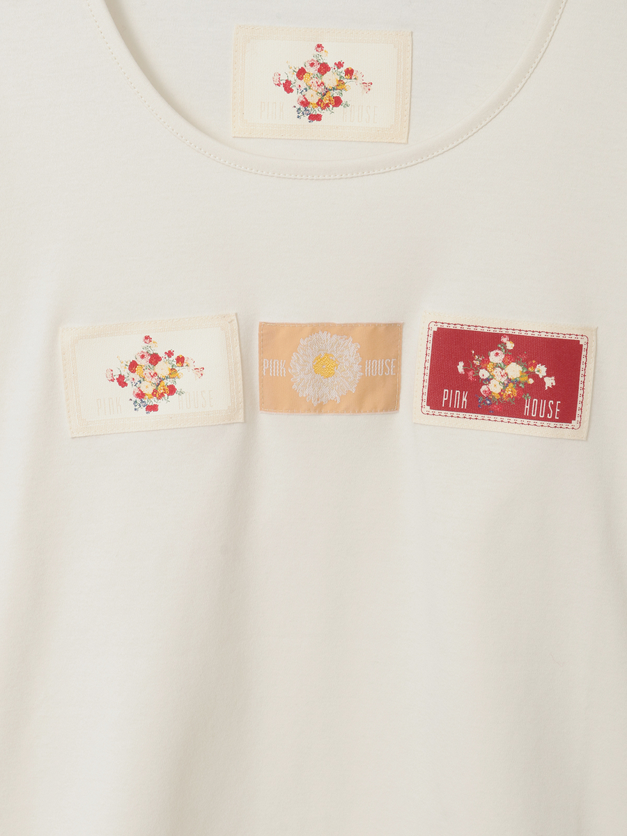 ジョセフィーヌ刺繍バンダナ付きネームワッペンカットソー 詳細画像 ピンク 14