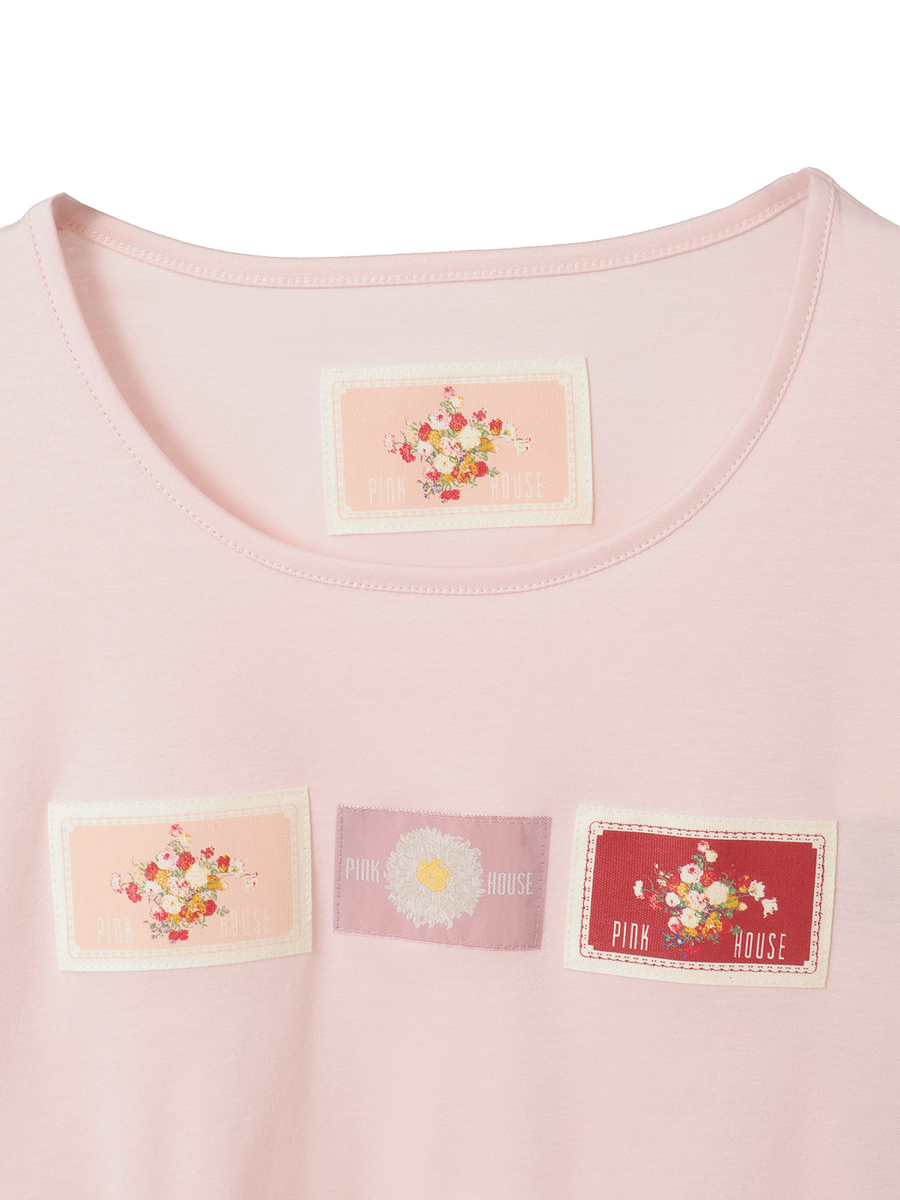 ジョセフィーヌ刺繍バンダナ付きネームワッペンカットソー 詳細画像 ピンク 4