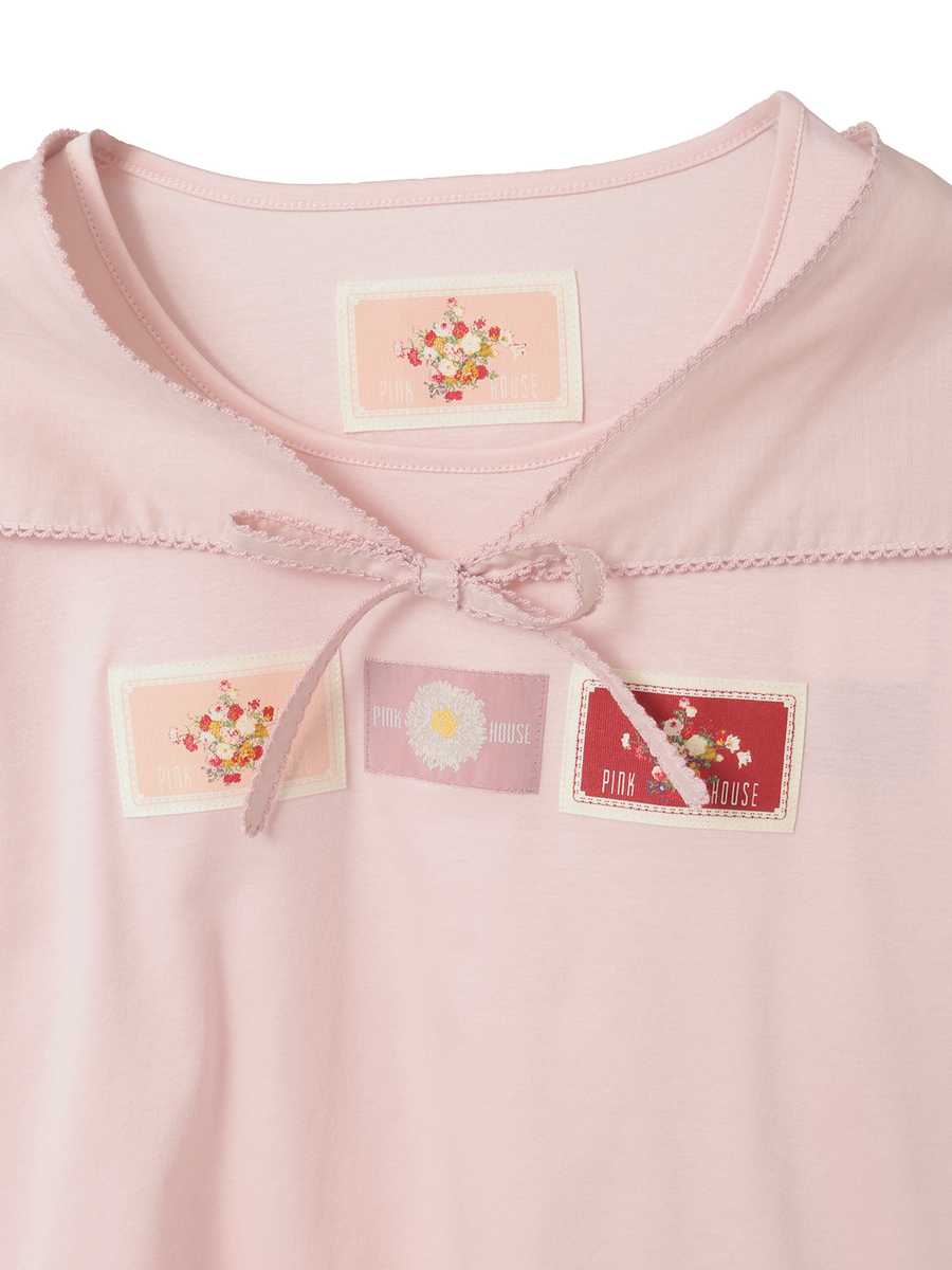 ジョセフィーヌ刺繍バンダナ付きネームワッペンカットソー 詳細画像 ピンク 9