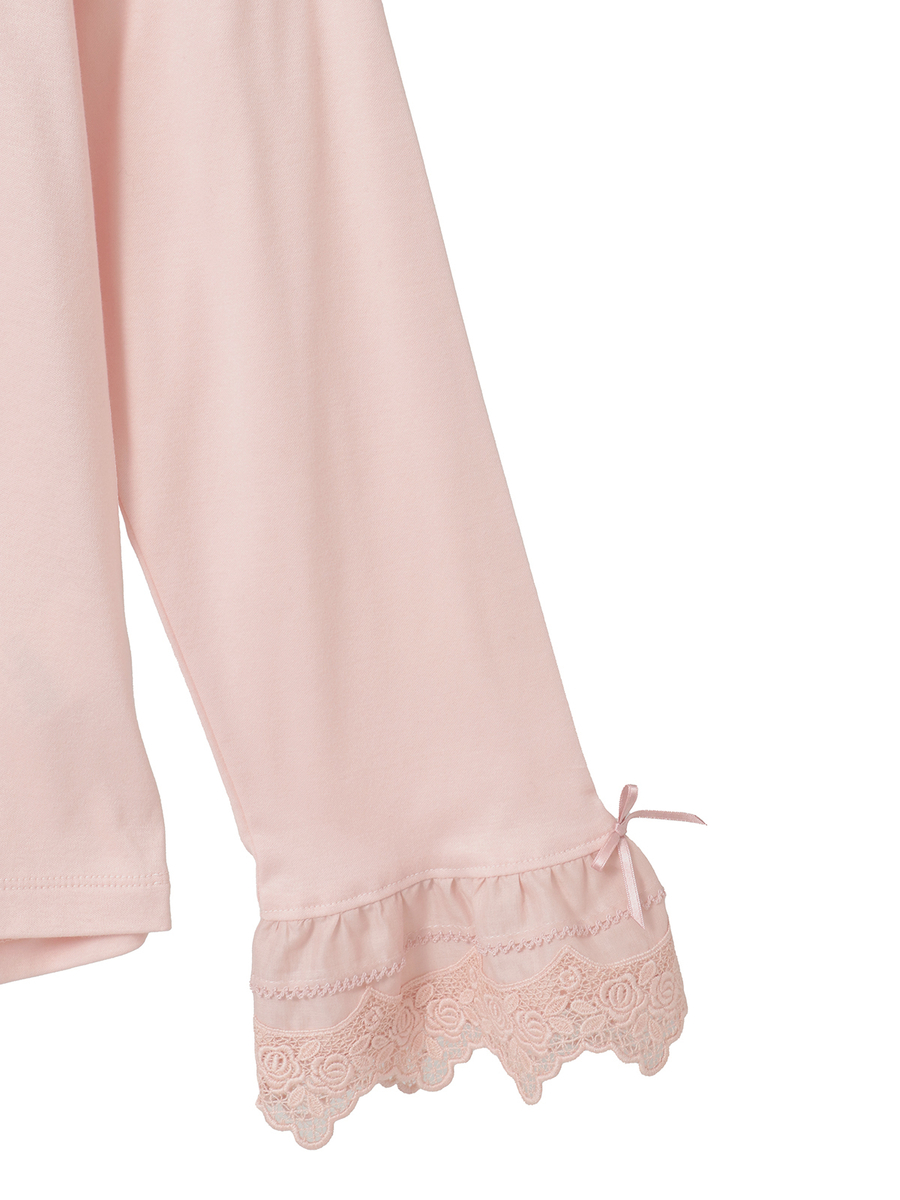 ケミカルレース使いカットソー 詳細画像 ピンク 11