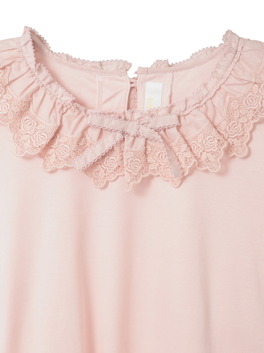 ケミカルレース使いカットソー 詳細画像 ピンク 12