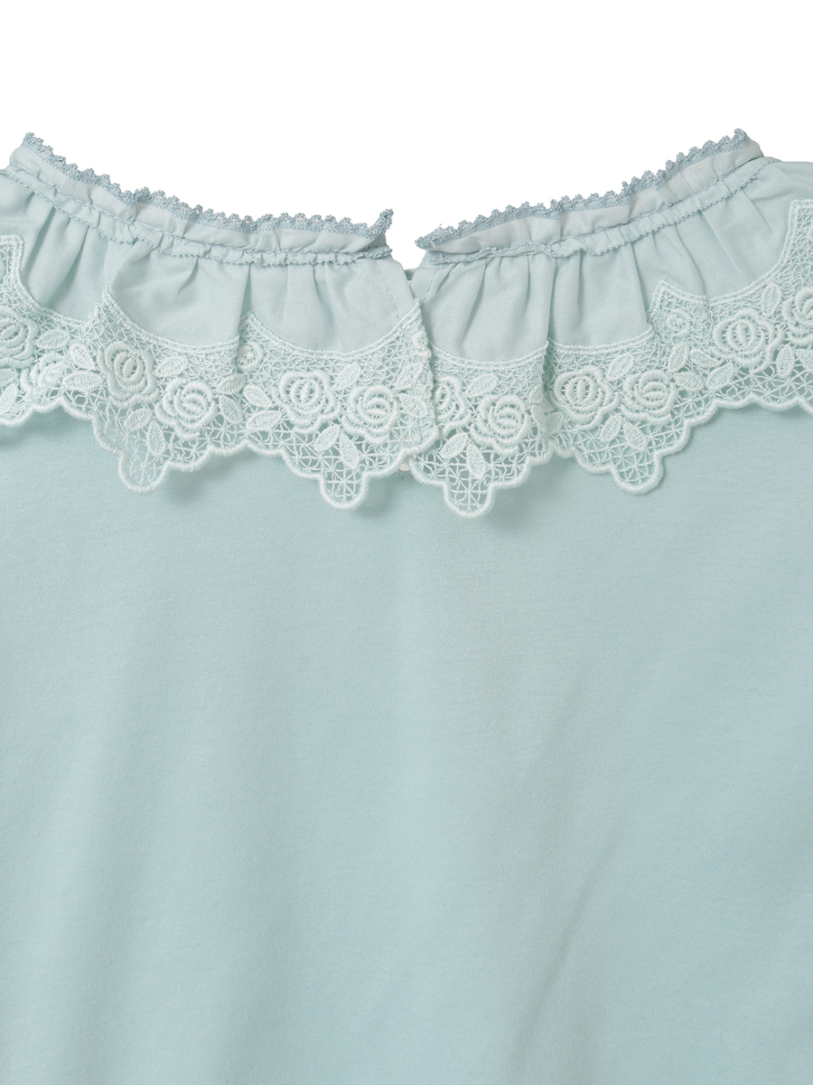 ケミカルレース使いカットソー 詳細画像 ピンク 6