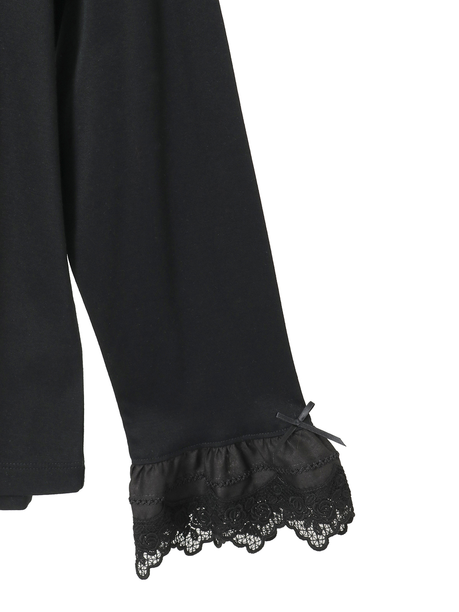 ケミカルレース使いカットソー 詳細画像 ピンク 7