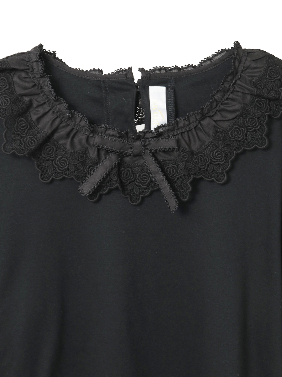 ケミカルレース使いカットソー 詳細画像 ピンク 8