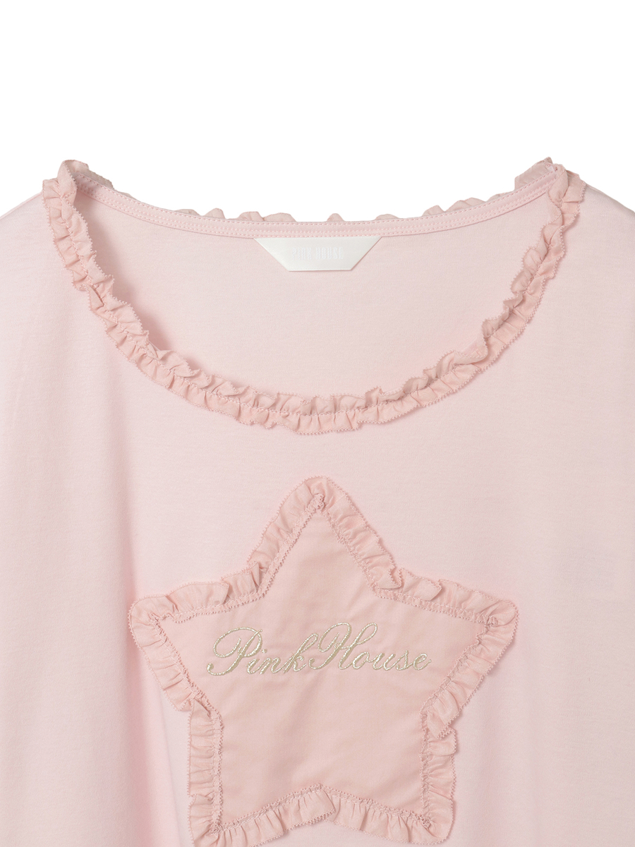 星アップリケ付きカットソー 詳細画像 キナリ 3