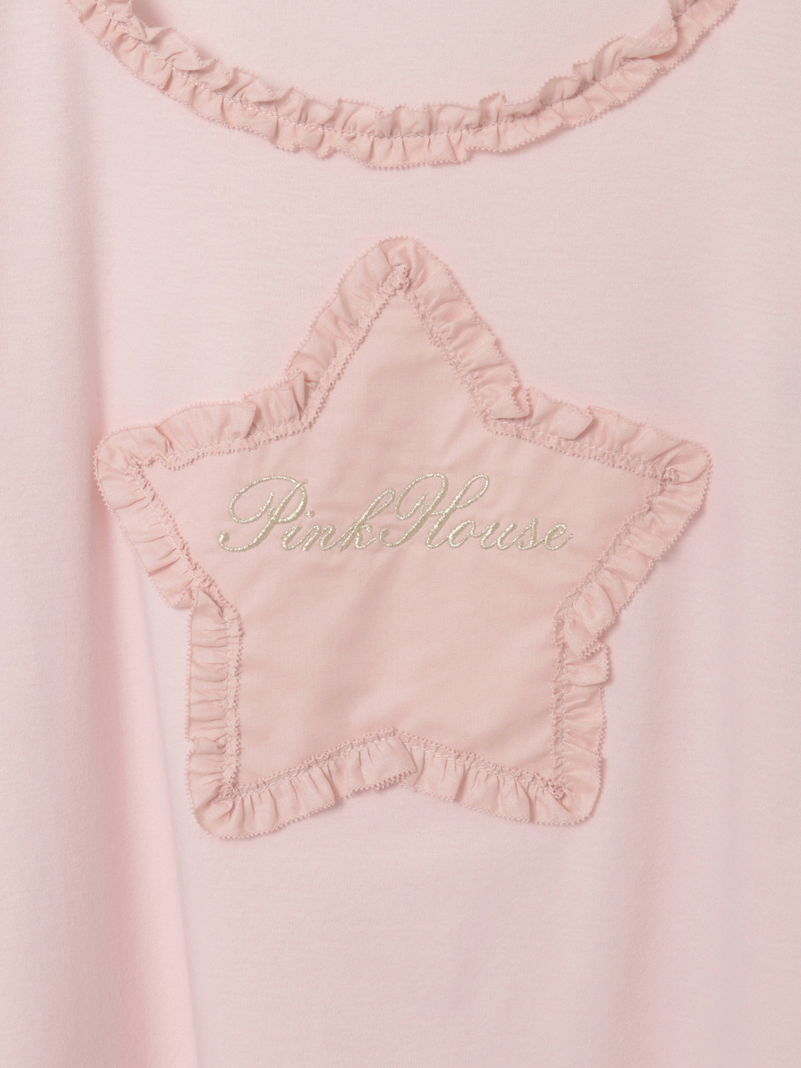 星アップリケ付きカットソー 詳細画像 キナリ 4