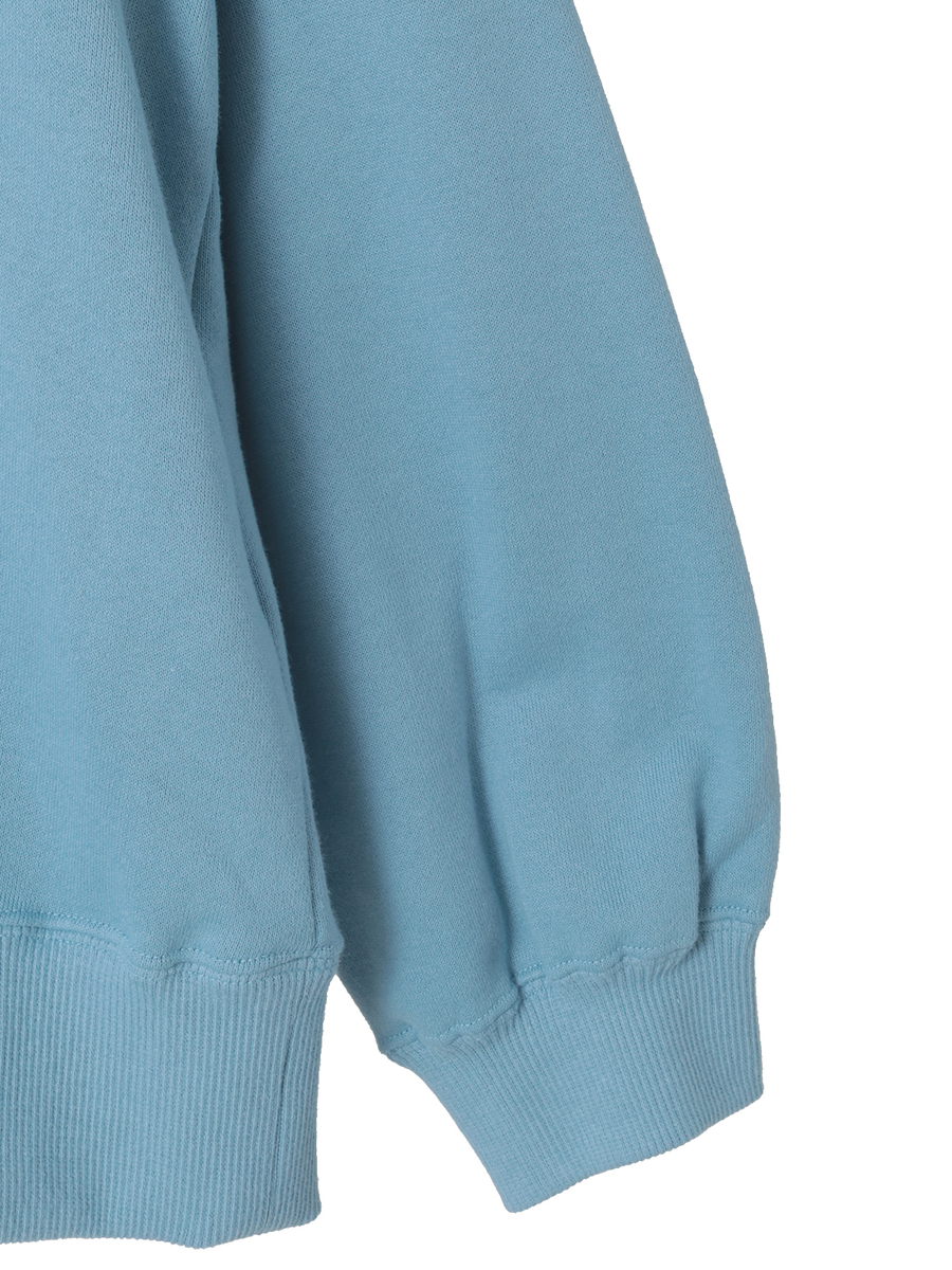 バラ園うさぎプリントフード付きトレーナー 詳細画像 ブルー 5