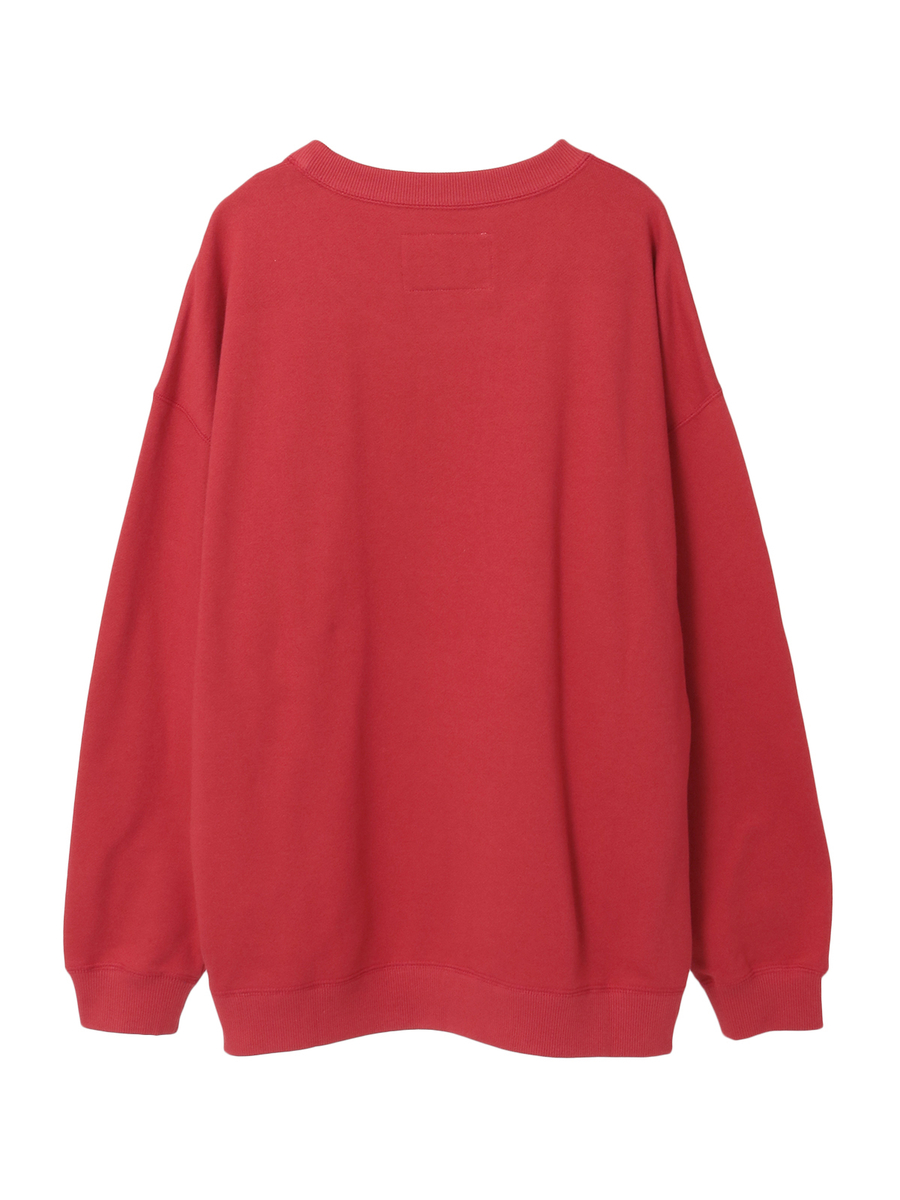 三つ子のくまの冬支度プリントトレーナー 詳細画像 アカ 2