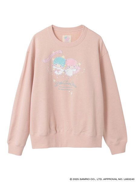 Little Twin Stars×PINK HOUSE プリントトレーナー