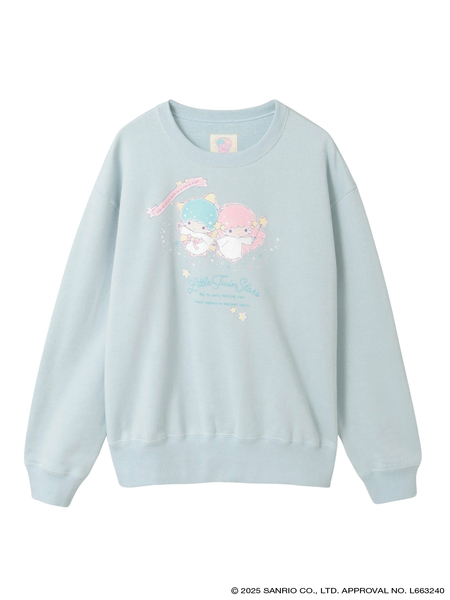 Little Twin Stars×PINK HOUSE プリントトレーナー