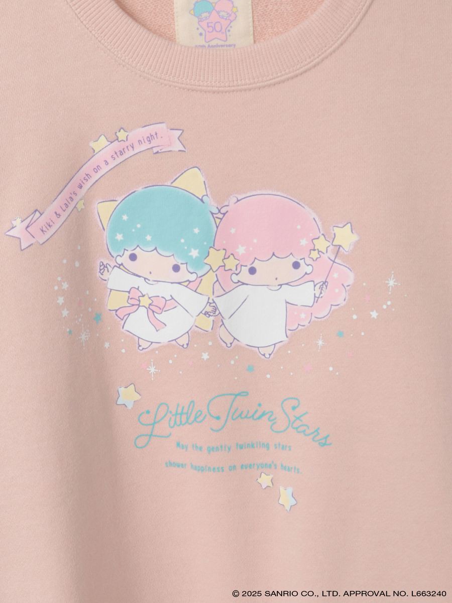 Little Twin Stars×PINK HOUSE プリントトレーナー 詳細画像 ソライロ 7