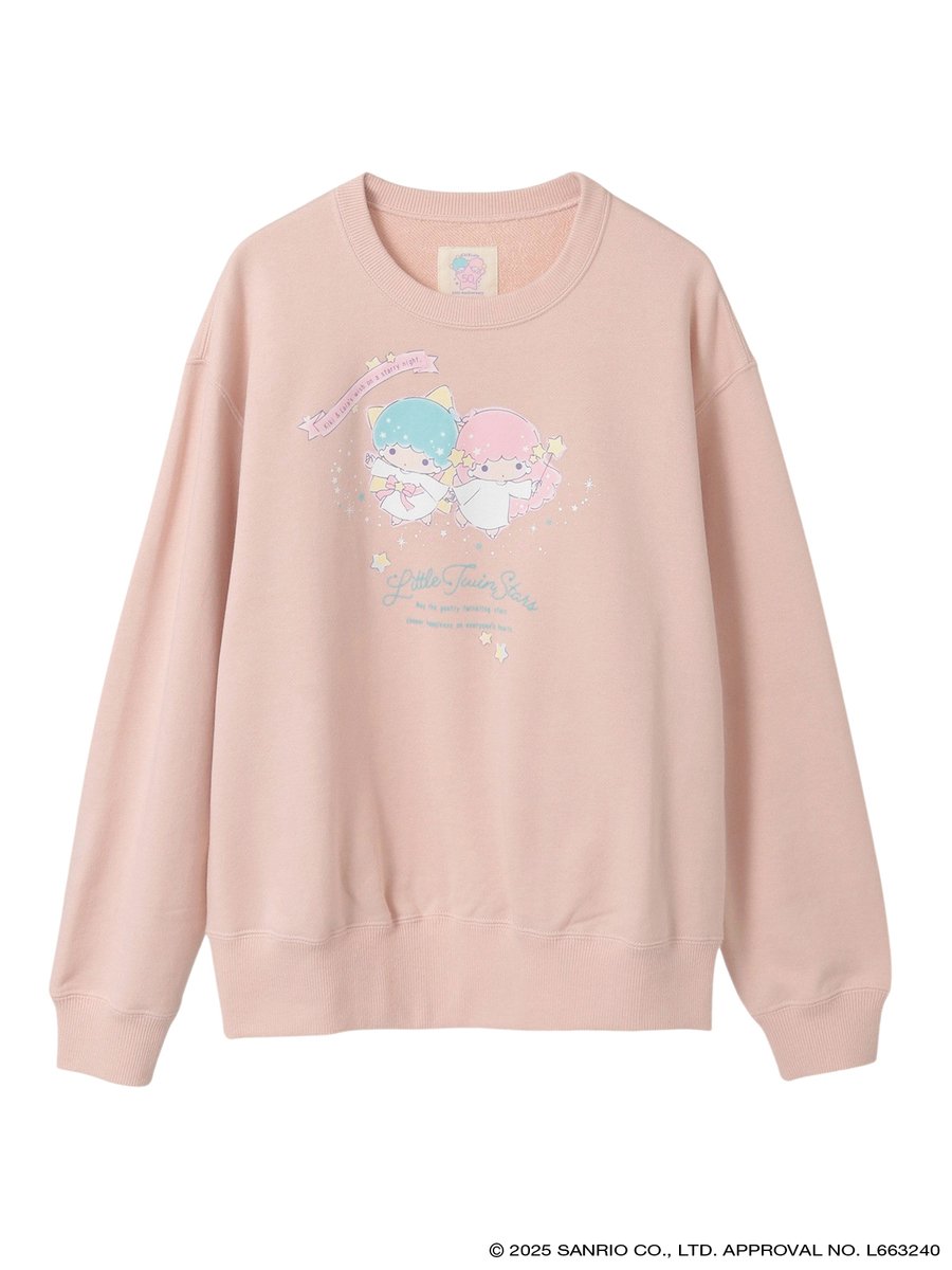 Little Twin Stars×PINK HOUSE プリントトレーナー 詳細画像 ピンク 1