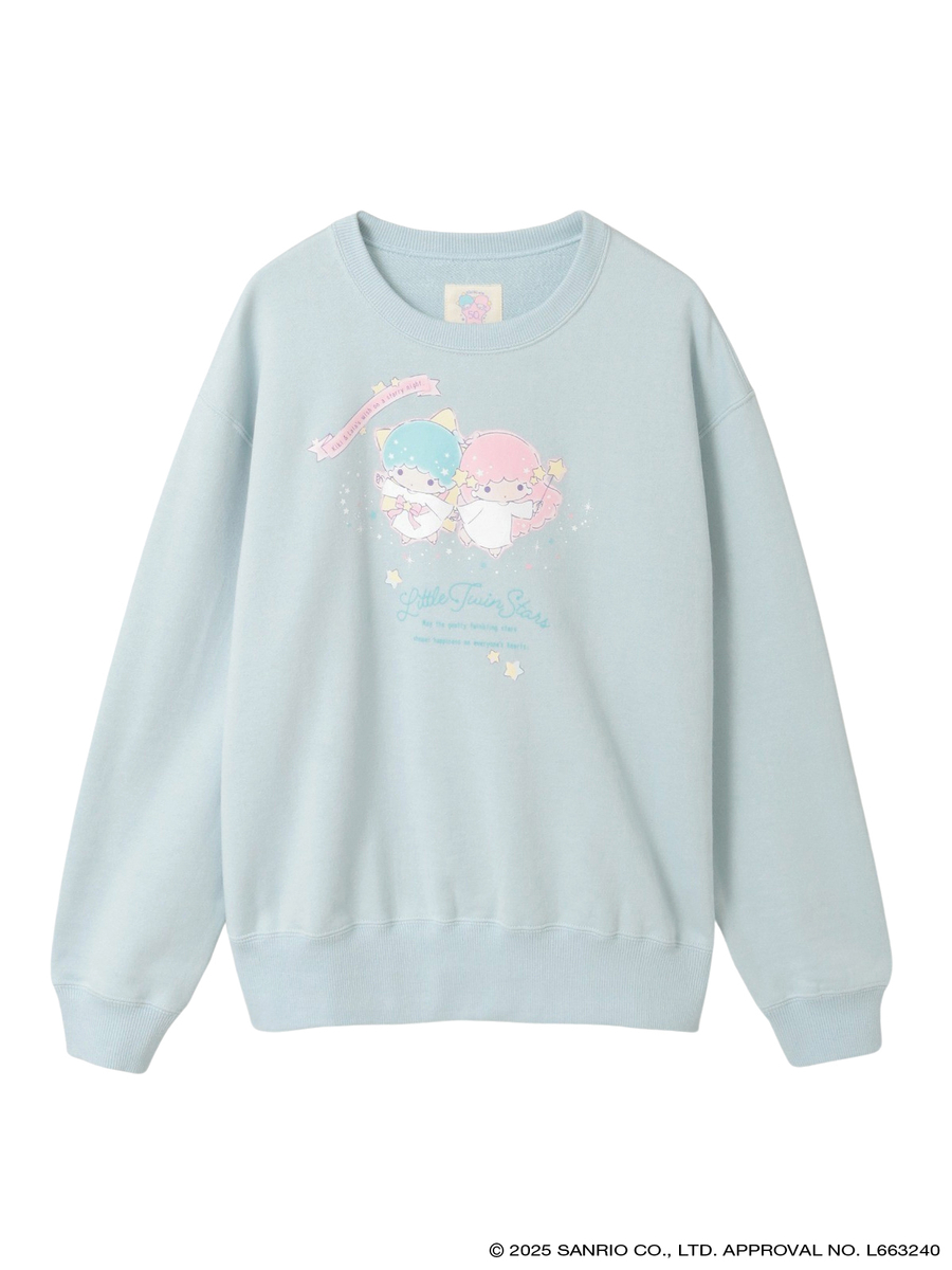 Little Twin Stars×PINK HOUSE プリントトレーナー 詳細画像 ソライロ 1