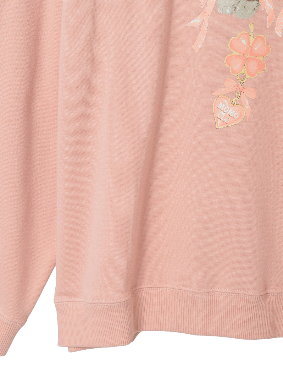 PINK HOUSE&times;Momoclo テディ＆ネコプリントトレーナー 詳細画像 イエロー・ネコ 5