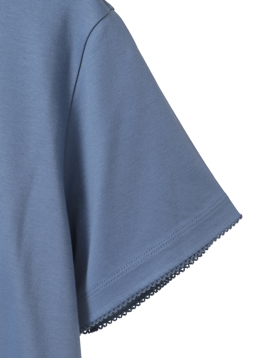 リボンブーケプリントカットソー 詳細画像 アカ 5