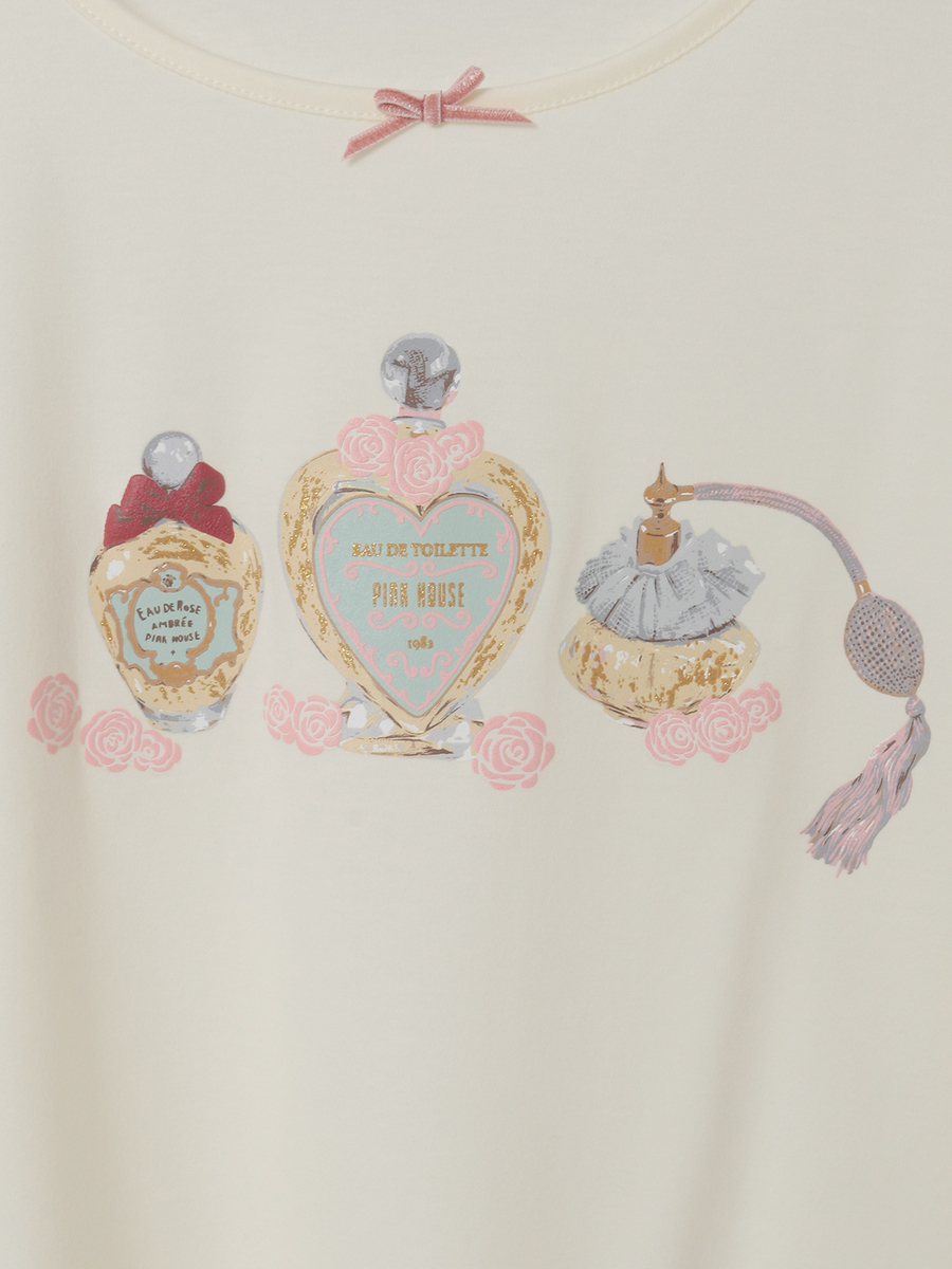 パフュームプリントカットソー 詳細画像 ローズレッド 6