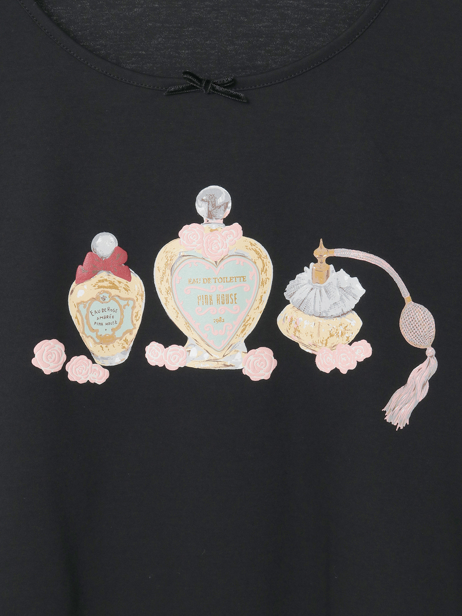 パフュームプリントカットソー 詳細画像 ローズレッド 7