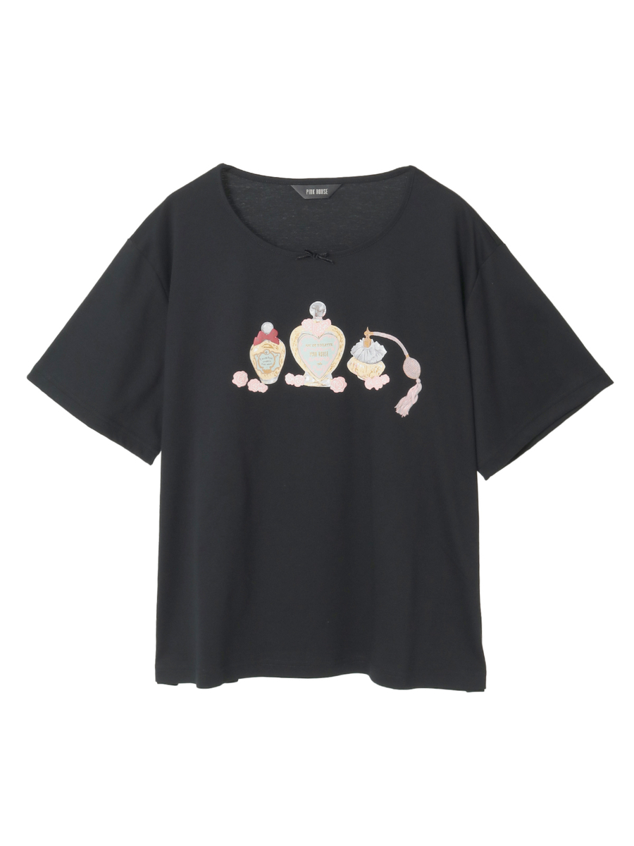 パフュームプリントカットソー 詳細画像 クロ 1