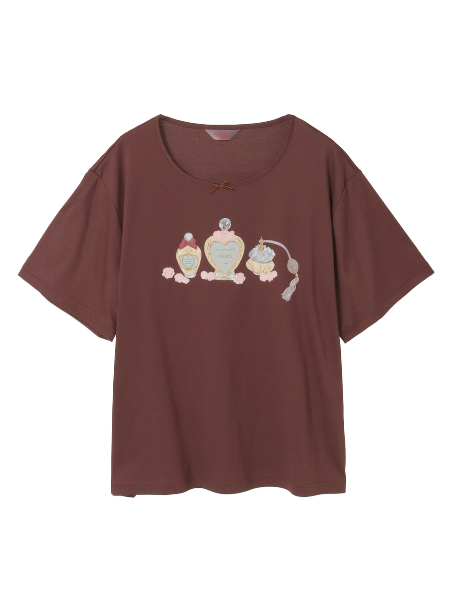 パフュームプリントカットソー 詳細画像 チョコレート 1