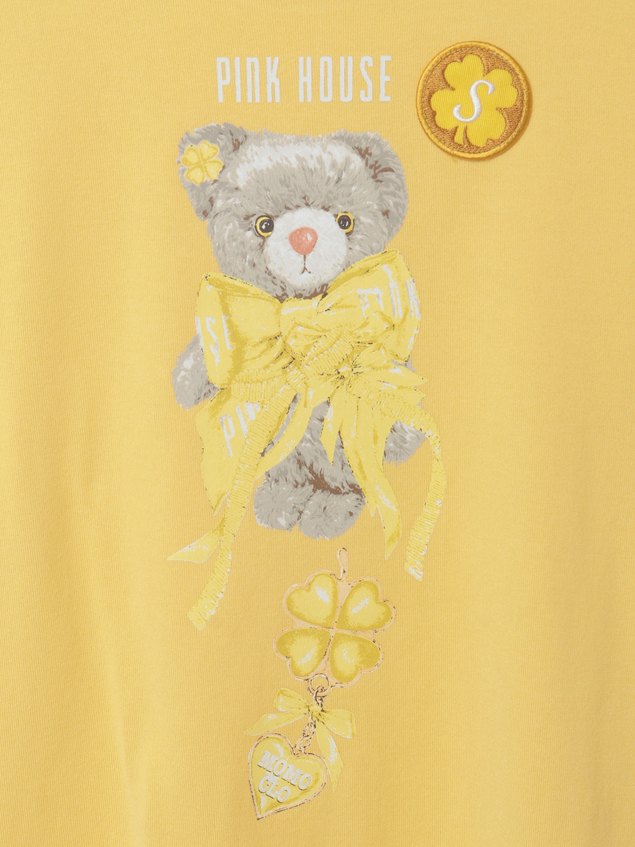 PINK HOUSE×Momoclo テディ＆ネコプリントカットソー 詳細画像 クロ・ネコ 9