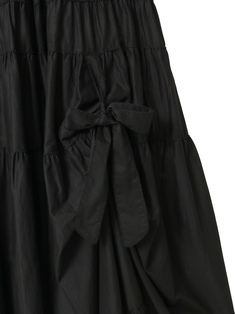 たくし上げリボン付きローンワンピース 詳細画像 サックス 10