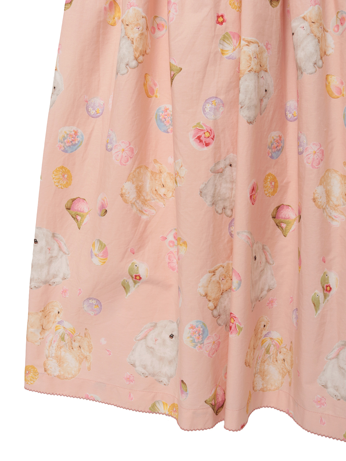 幸見うさぎプリントティアードワンピース｜ピンクハウスオフィシャル