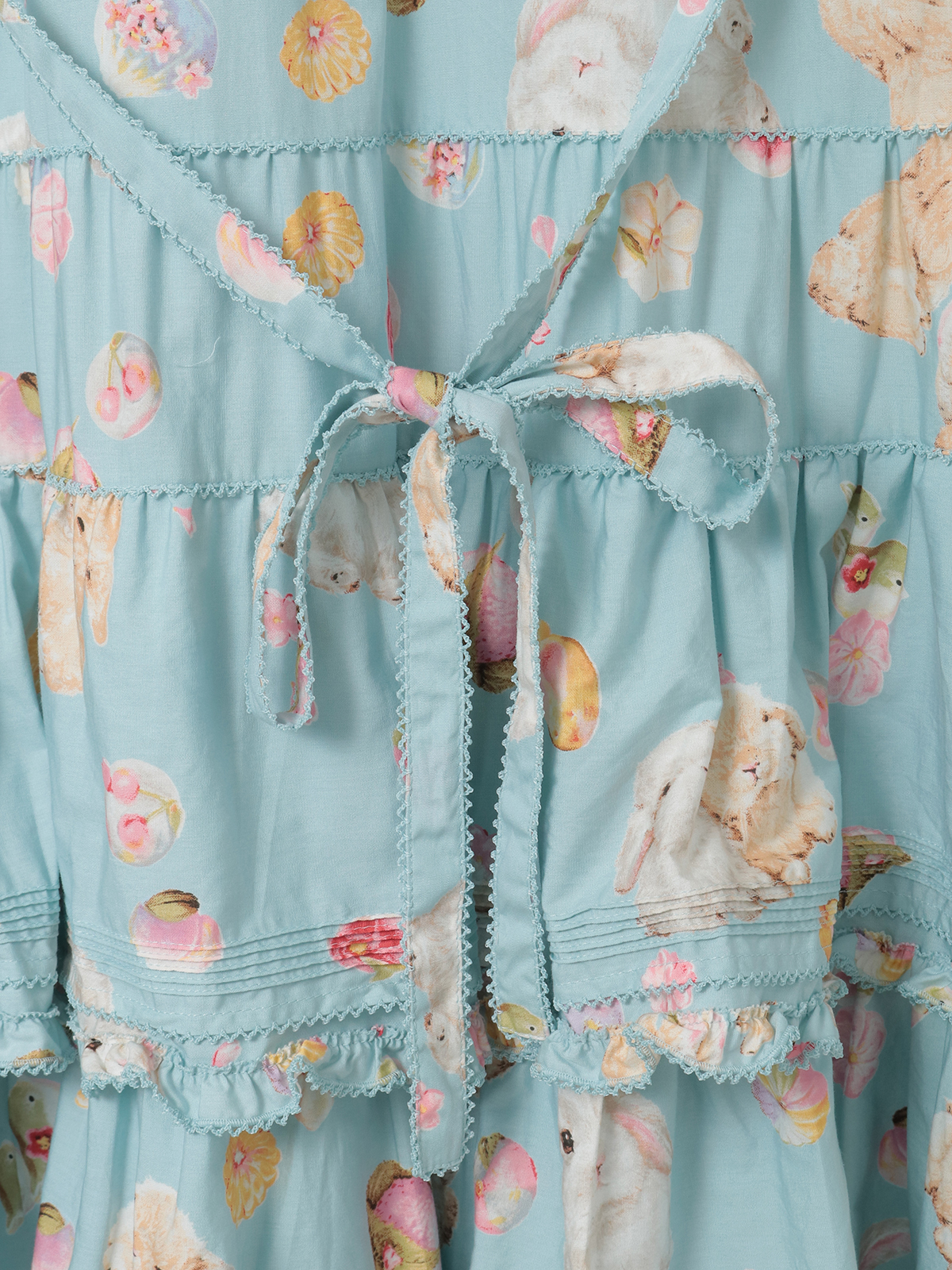 みぃ 【美品】 ピンクハウス ワンピうさぎ ピコフリル 近年 定価10万 ♡🐇幸見うさぎ🌸♡ カラフルポップルフリル使いワンピース ¥74,800