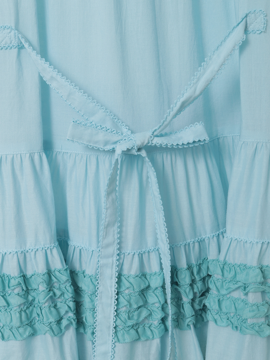 カラフルフリル使いワンピース 詳細画像 シロ 6