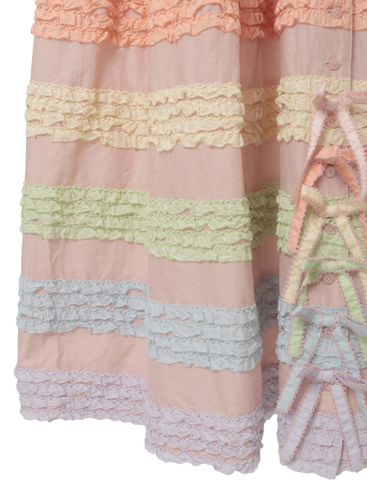 カラフルフリル使いワンピース｜ピンクハウスオフィシャルオンライン