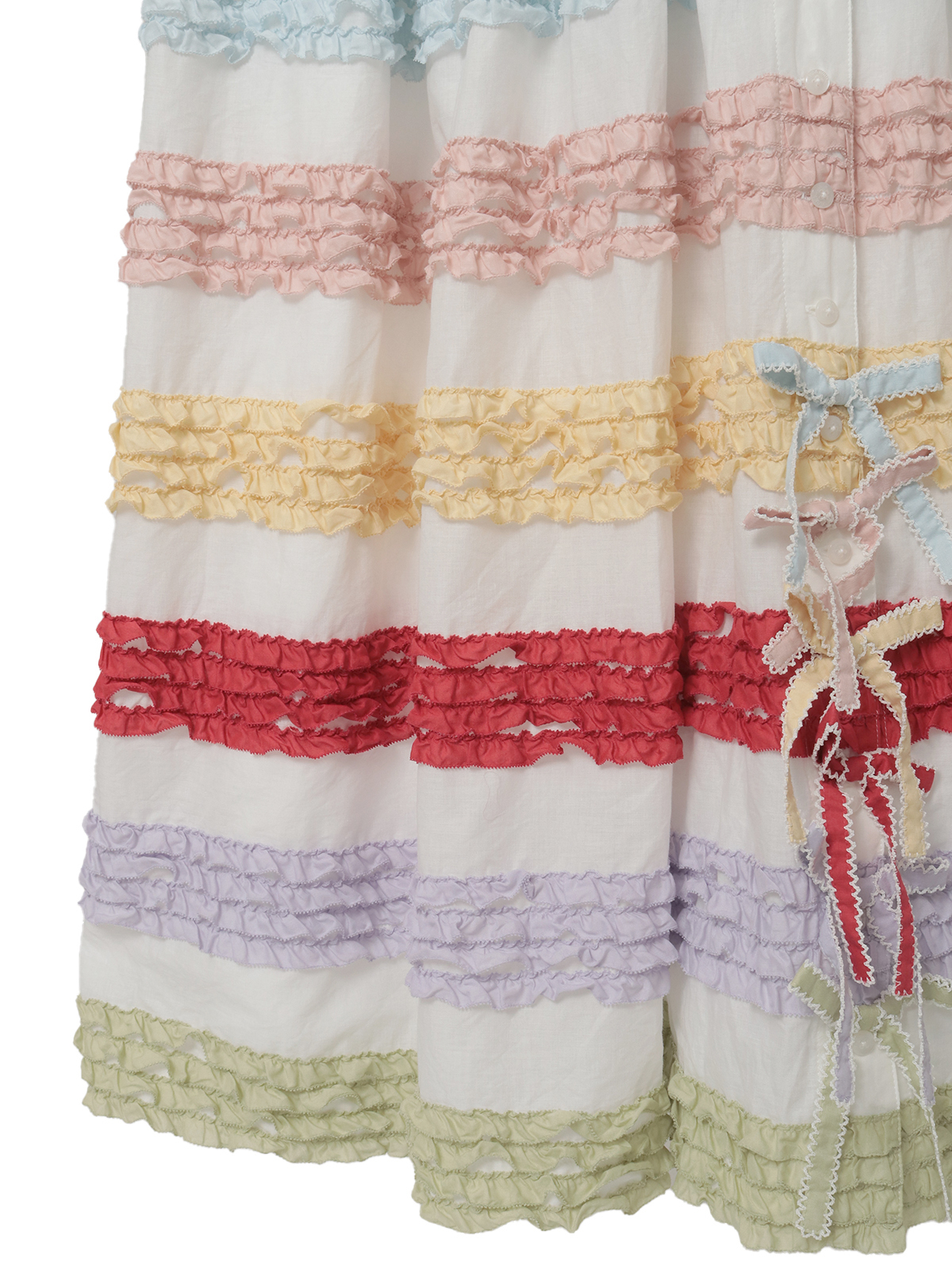 カラフルフリル使いワンピース｜ピンクハウスオフィシャルオンライン