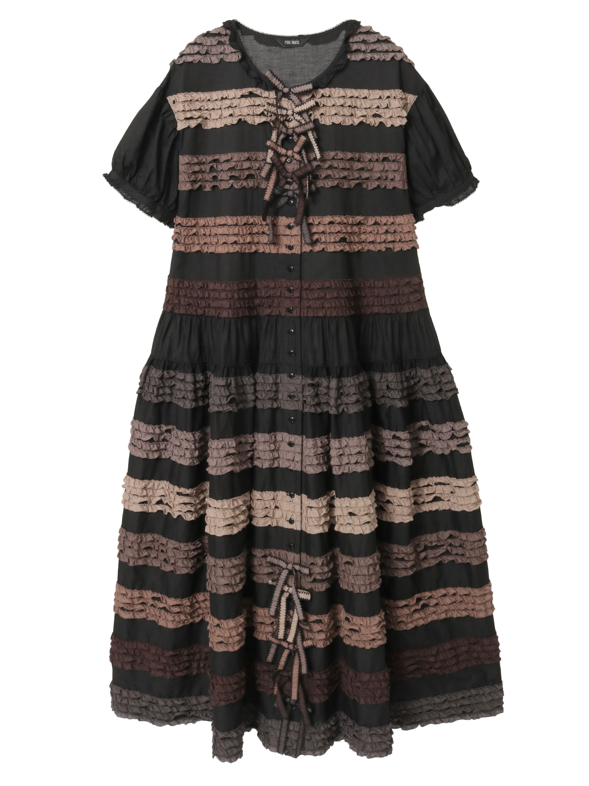 カラフルフリル使いワンピース｜ピンクハウスオフィシャルオンライン