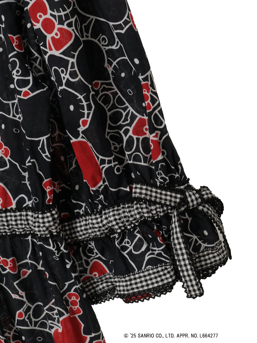 【alcali x HELLO KITTY】コラボレーションワンピースA 詳細画像 オフホワイト 4