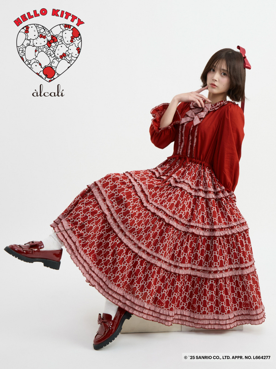 alcali x HELLO KITTY】コラボレーションワンピースB｜ピンクハウス